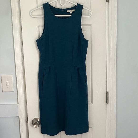 Madewell Dresses & Skirts - Madewell Teal Sleeveless Midi Dress